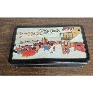 Pot of Gold Limited Edition Tin - Town Gathering, Ice Racing